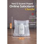 Askur 24X19 cm 100 Adet Havalı Kargo Poşeti Airbag/airbed/airpack/airpak Ambalaj