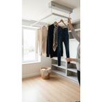 Askur Tavana Monte Asansörlü Çamaşır Askılığı 70X100 cm 6 Askı Ipi Beyaz - 70 x 100 cm