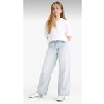 ASL GOLF CLUB Kız Çocuk Buz Mavi Straight Wide Jean Pantolon 6-15 Yaş