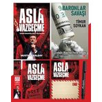 Asla Vazgeçme - Ayraç - Kartpostal - Poster - Baronlar Savaşı - Atatürk İmza Baskılı Kalem