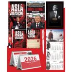 Asla Vazgeçme - Ayraç - Kartpostal - Poster - Böyle Gitmez - 2026 Ajanda Istikbal - Sakarya Duvar Takvimi - Masa Takvimi
