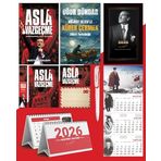Asla Vazgeçme - Ayraç - Kartpostal - Poster - Müjdat Gezenle Kürek Çekmek - 2026 Ajanda Istikbal - Sakarya Duvar Takvimi - Masa Takvimi