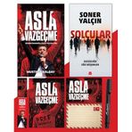 Asla Vazgeçme - Ayraç - Kartpostal - Poster - Solcular - Atatürk İmza Baskılı Kalem