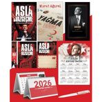 Asla Vazgeçme - Ayraç - Kartpostal - Poster - Yağma - Sayıştay Belgeleri - 2026 Ajanda İstikbal - İstikbal Ahşap Duvar Takvimi - Masa Takvimi