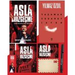 Asla Vazgeçme - Ayraç - Kartpostal - Poster - Yaşamak Cesaret Ister - Atatürk Imza Baskılı Kalem - Option-1