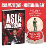 Asla Vazgeçme - Mustafa Balbay - Atatürk İzmir Marşı Müzikli Işıklı Kar Küresi