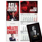 Asla Vazgeçme ve Millete Emanet - Gemici Duvar Takvimi-Av - Istikbal 2026 Ajanda
