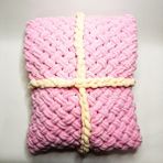 Aslan Ada Alize puffy battaniye takımı - 90 x 90 cm - Pembe
