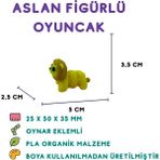 Aslan Figür - 3D Vahşi Hayvan Oyuncak