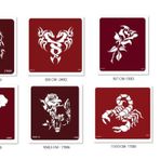Aslan Fil Spray Tattoo Geçici Sprey Dövme Seti