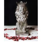 ASLAN KRAL BİBLO FİGÜRÜ ESKİTME GÜMÜŞ