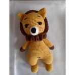 Aslan Leo Uyku Arkadaşı Amigurumi Organik Oyuncak