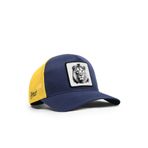 Aslan Logolu Cordura Lacivert-Sarı Trucker Şapka
