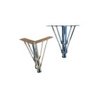 ASLAN METAL VE PLASTİK Flamingo Model 12 cm Krom Metal Mobilya, Dolap, Koltuk, Tv Ünitesi Ayakları (4 ADET)