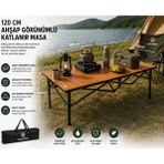 Aslan Plastik Palet 120X55X50 cm Katlanır Kamp ve Piknik Masası – Hafif, Dayanıklı ve Taşınabilir