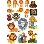 Aslan Sticker Set-17 17 Parça Telefon, Tablet, Defter, Laptop Sticker
