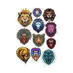 Aslan Sticker Set-2 11 Parça Telefon, Tablet, Defter, Laptop Sticker