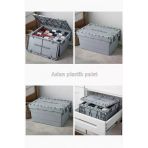 Aslan Ticaret Kapaklı plastik kasa menteşeli 30*40*37