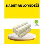 Aslanoğlu Store 5’li Ince Işçilik Boya Rulo Seti Pürüzsüz ve Eşit Kaplama
