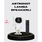 Aslanoğlu Store 8 Efektli Astronot Galaxy Projektör Uzaktan Kumandalı LED Gece Lambası
