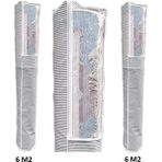 Aslanoğlu Store Halı Hurcu 2li Set Halı Hurcu Pencereli Halı Hurcu 6 M2 x 2