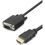 Aslanoğlu Store HDMI To VGA Görüntü Kablosu 1080P 1.8 M - Siyah HDX7872