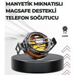 Aslanoğlu Store Telefon Soğutucu | LED Işık Efektli | Power Aparatlı | Sessiz ve Taşınabilir Model