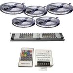 Asled 25 Metre Iç Rgb Şerit LED 25 Amper Ultra Slim Trafo Kumanda 3 Çip 5050 Double Pcb - Beyaz - 1 - 10 W