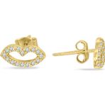 Aslı Gold 14 Ayar Dudak Figürlü Küpe (KP0106)
