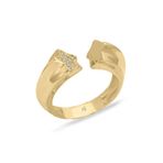 Aslı Gold Altın Bombeli Yıldız Yüzük (YZK1299)