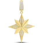 Aslı Gold Altın Boyutlu Kuzey Yıldızı Kolye Ucu (UC0275)