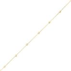 Aslı Gold Altın Dorika Toplu İnce Zincir Halhal (HL0009)
