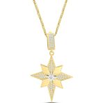 Aslı Gold Altın Kuzey Yıldızı Charm Kolye (KLY1436)