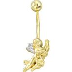 Aslı Gold Altın Melek Göbek Piercing (PC0040)