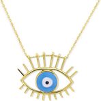 Aslı Gold Altın Nazar Göz Kolye (KLY0415)