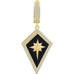 Aslı Gold Altın Taşlı Kuzey Yıldızı Unisex Kolye Ucu (UC0364)