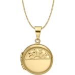 Aslı Gold Altın Yuvarlak Madalyon Kolye (KLY1004)