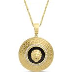 Aslı Gold Aslan Model Altın Erkek Madalyon Kolye (KLY1478)