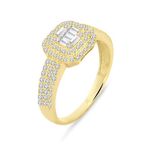 Aslı Gold Baget Taşlı Altın Yüzük (YZK0203)