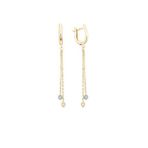 Aslı Gold Dorika Sallantılı Altın Zincir Küpe KP0533