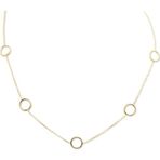 Aslı Gold Halka Detaylı Altın Chooker Kolye (KLY0533)