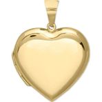 Aslı Gold Kalp Model Altın Kapaklı Madalyon Kolye Ucu (UC0069)