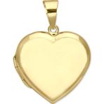 Aslı Gold Kalpli Altın Madalyon Kolye Ucu (UC0071)