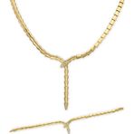 Aslı Gold Kolye Bileklik Altın Yılan Set (TKM0319)