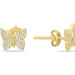 Aslı Gold Mini Altın Kelebek Küpe (KP0109)