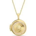 Aslı Gold Yuvarlak Altın Aslan Model Madalyon Kolye (KLY1610)