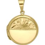 Aslı Gold Yuvarlak Madalyon Altın Kolye Ucu (UC0064)