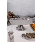 Aslı Hediyelik Lüx Papatya Gümüş Ayaklı Kek, Pasta, kurabiye,Tatlı, ikramlık, Çeyizlik Sunum Servis Standı
