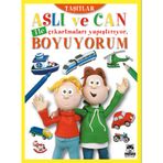 Aslı ve Can ile Çıkartmaları Yapıştırıyor Boyuyorum - Taşıtlar - kollektif