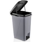 Aslife 25 Litre Metalik İç Kovalı Pedallı Çöp Kovası